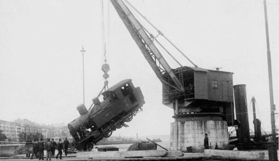 Grúa de Piedra foto histórica